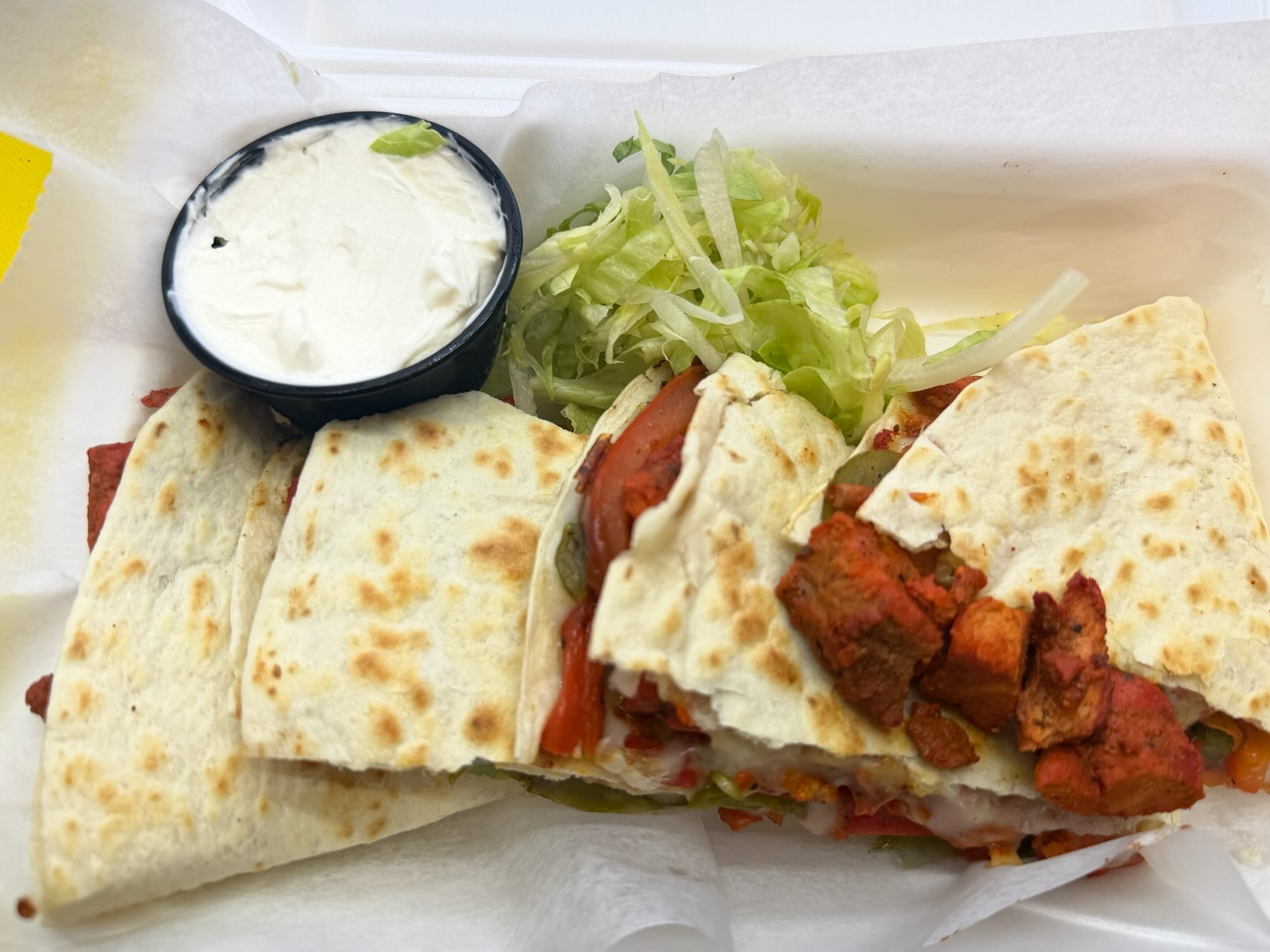 Chicken Tikka Quesadilla