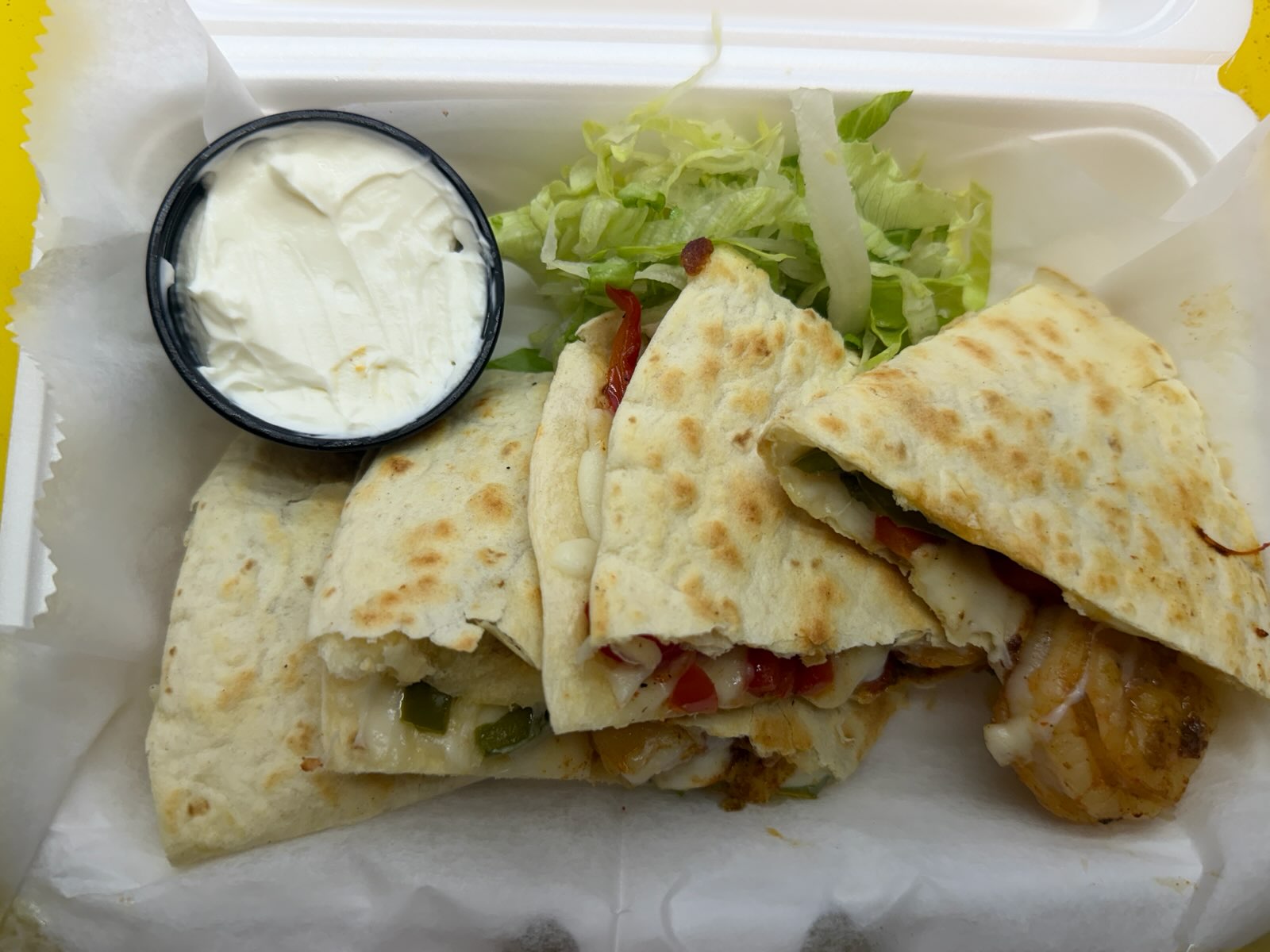 Jumbo Shrimp Quesadilla