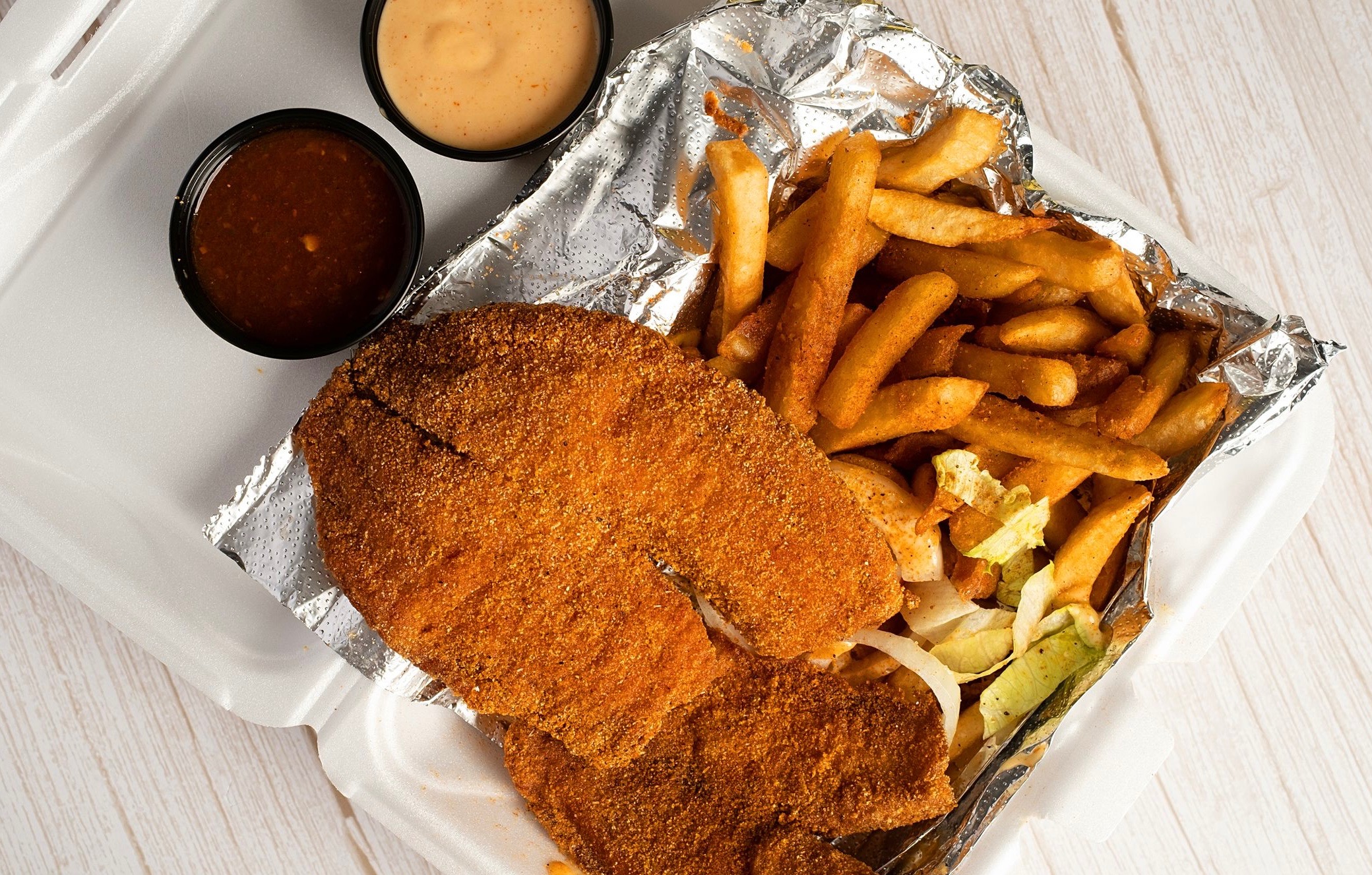 Golden Fish Plate & Fries